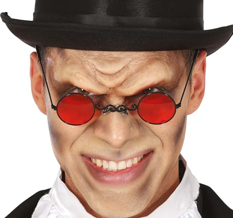 FIESTAS GUIRCA Brille (Einheitsgröße) – Zubehör für Vampir- und Halloween-Kostüm – ideal für Horrorpartys und Themenfeiern