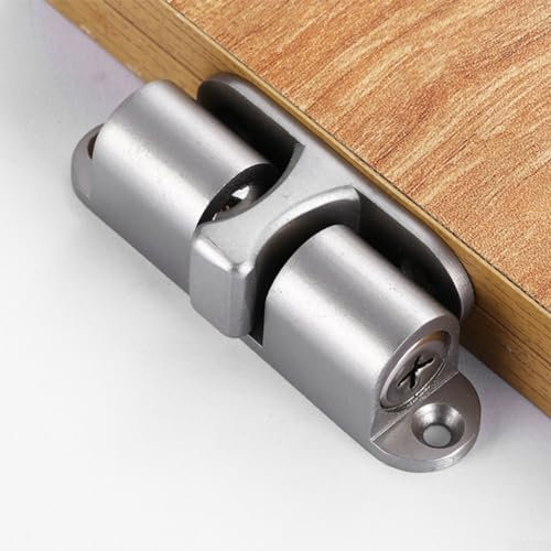 Türstopper, unsichtbare Türstopper, nicht stanzende Halter, verhindert Einklemmen, Boden zum Schutz von Tür und Wand vor Schäden (gebürstet)