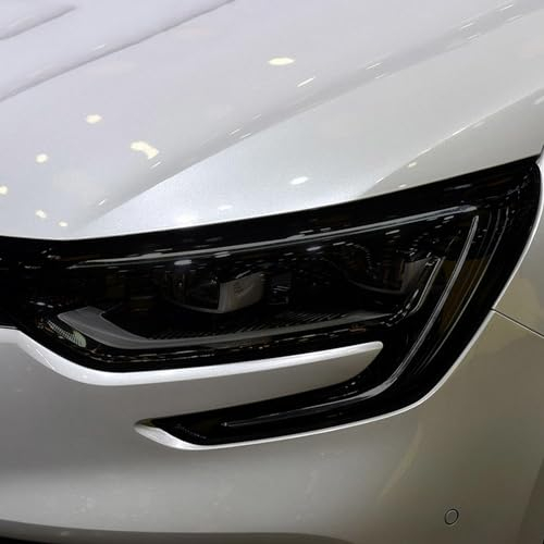 JCAKES 2 Stück Auto-Scheinwerfer-Tönung schwarz Schutzfolie Schutz Transparent TPU Aufkleber für Renault Megane 4 RS GT Sport 2017-heute Zubehör