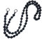 Pmnzdy Holzperlen Handykette Universal Schlüsselband Kette Handyband zum Umhängen Handy Lanyard Holzperlenkette Handyschnur zum Hängen Smartphone Handy Schmuck für Damen Mädchen Schwarz