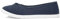 Lilley Pearl Womens Navy Slip On Canvas Shoe - Size 4 UK - Blue