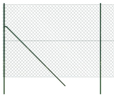 Kavolet Clôture de jardin en grillage métallique - Vert - 1,8 x 25 m - Rouleau de grillage métallique - Clôture de jardin - Clôture de lapin - Clôture forestière