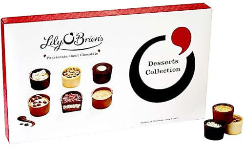 Lily O'Brien Dessert Collection Gourmet Assorted Chocolates Inspired by Global Desserts 210g