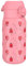 Ion8 Lightweight Steel Kids Water Bottle, 400ml/13oz, Non-Insulated, Leak Proof, Easy to Open, Secure Lock, Dishwasher Safe, Fits Cup Holders, Carry Handle, Metal Water Bottle, Pink, Lady Bugs