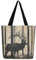 Homewish Jagd Hirsch Lebensmitteltasche Elch Tote Bag, Wild Tier Canvas Tasche Woodland Wildlife Einkaufstasche Vintage Lodge Cabin Canvas Tote Bag