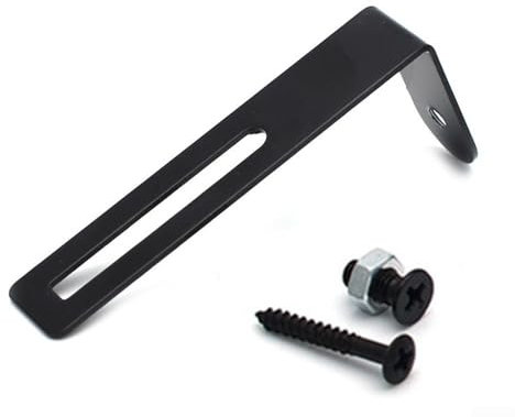 Für Les Paul E-Gitarre Pickguard Halterung Archtop & Schraube, Chrom, Schwarz, Golden (Schwarz)