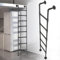 Metall-Trittleiter für Zuhause, Wohnheim, Wohnungen, Wandmontage, Dachbodenleiter, 1,2 m, 1,5 m, 1,8 m, 2,1 m, 2,4 m Höhe, Kellerfenster, Brunnen, 150 kg Kapazität