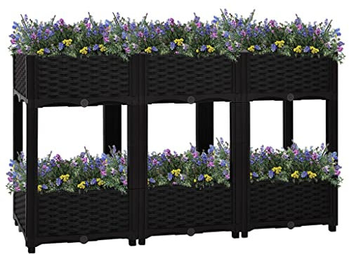 LLEZKBR Furniture Select Hochbeet 120x40x71 cm Polypropylen