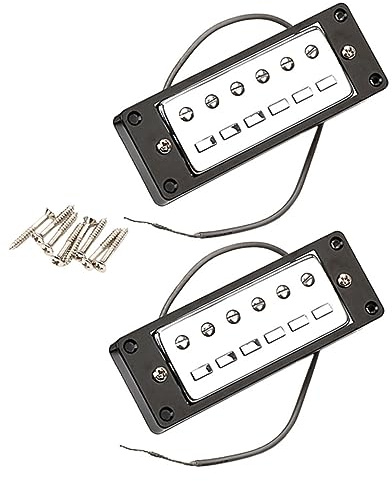 Vaguelly Tonabnehmer für Akustikgitarre Metall-konstruktion Gitarren-tonabnehmer Instrumenten-tonabnehmer Ersatzteil für Gitarre Zubehör für Musikinstrumente