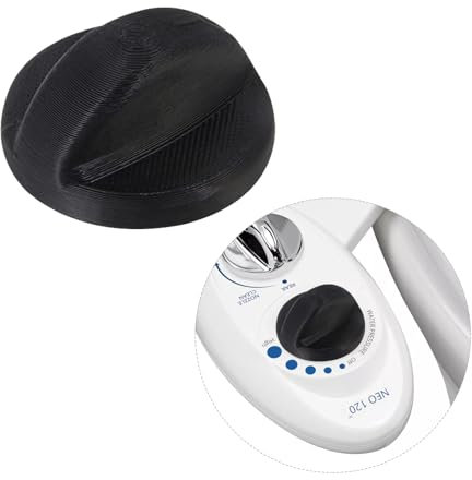 HUIKANGSHENG 1 Packung Ersatzknopf (schwarz), Zubehör kompatibel mit Luxe Bidet Neo 120 & 185