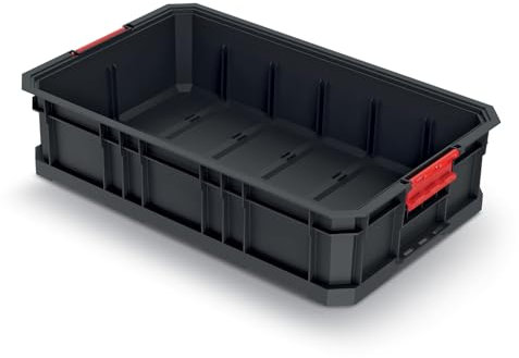 B2C Modular Storage Tool Box On Wheels Large Mobile Tray Compartment Stackable Lockable Portable Workshop Garage Equipment Organizer (Storage basket small)