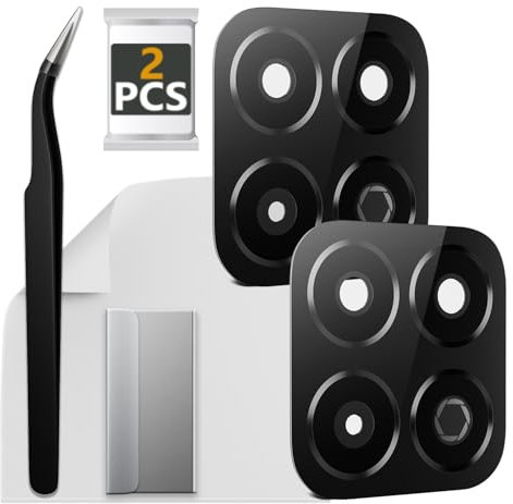 ExtKry 2 Packs Lentille Caméra pour Honor 200 Smart Alt-NX1 Origine Remplacement Vitre Appareil Photo Objectif Arrière + Kit de Réparation