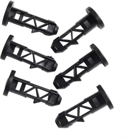 Heavy-Duty Wheelie Bin Lid Hinge Pins and Locks Plastic Hinges for Household and Commercial Wheelie Trash Bins, Secure Bin Lid Fasteners for Easy Installation and Enhanced Safety(3 Pairs)