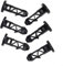 Heavy-Duty Wheelie Bin Lid Hinge Pins and Locks Plastic Hinges for Household and Commercial Wheelie Trash Bins, Secure Bin Lid Fasteners for Easy Installation and Enhanced Safety(3 Pairs)