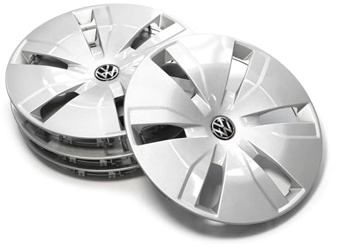 Volkswagen 7TG071456 Radkappen (4 Stück) Radzierblenden Radblenden 16 Zoll Stahlfelge, Silber