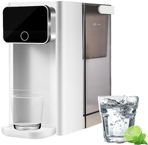 Instant Hot Water Dispenser, 2200W Water Purifier with LED Touch Display, 5 Temperatures Adjustable, 4 Water Volume Dispense, 3L Water Tank Capacity for Home, Office
