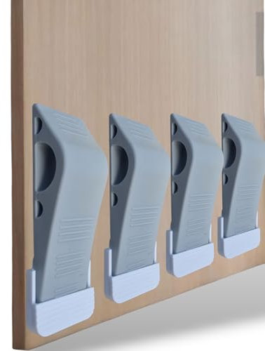 4 Pieces, Door Stop, Door Wedges, Door Wedges Indoors Rubber, Door Stopper, Rubber Door Wedge, Door Wedge Heavy Duty, Door Stopper Floor, Door Stop Wedge,Door Jammer.