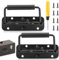 zorvixal 2 Stück Gefedert Kistengriff, 120 mm Klappgriff Schwarz, Kistengriff, Hardware Boxen Griff, Tragegriff, für Autsprecherboxen Toolbox für Werkzeug Boxen mit Schraubendreher