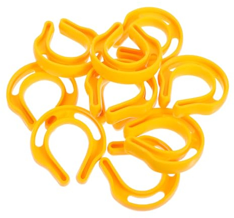 Luxshiny 10pièces Butées De Porte Anti-pincement Plastique pour Garçon Fille Garde De Sécurité Jaune pour Doigts Maison École Et Crèche