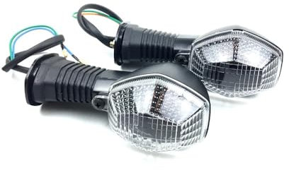 JIANYISR Blinker Motorrad Für Suzu&ki Für GSF 600/650/1200/1250 N/S Für Bandit Für GSF1250SA Für GSX650F Für GSX1250FA Blinker Lampe Blinker Kontrollleuchte(Klar)