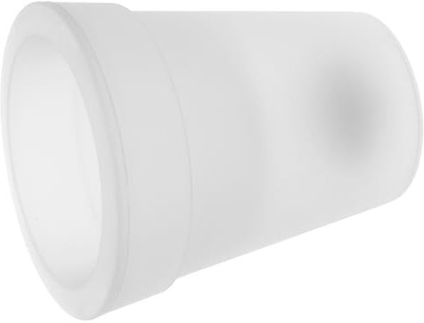 Toyvian vaso di fiori luminoso all'aperto brilla Luce a LED fioriere divertenti vivaio fioriera da esterno per vasi di fiori luce per vaso di fiori ad energia solare AbS bianca