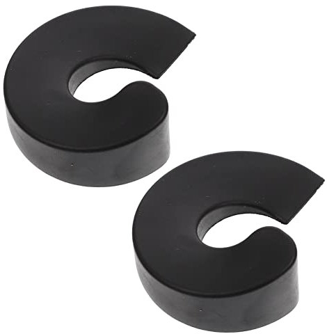HOUDERCO 2pcs Door Stopper Half-Circle Stopper Nonslip Wedge for Bottom of Door Boy Girl Catch