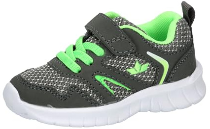 Lico Skip VS Unisex - Kinder Sneaker, grau/grün, 28