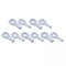 rockible 2x Pack of 10 Wire Rope Eyelets Fitness Equipment Cable Replacement Exercise Machine Terminal Plug Attachments for 2mm Wire Rope