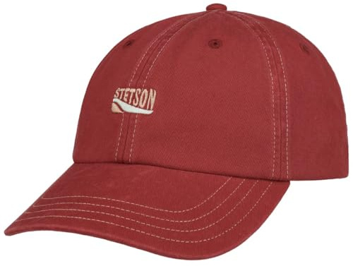 Stetson Contrast Stitch Dad Hat Baseballcap 6 Panel Damen und Herren Sommer Winter