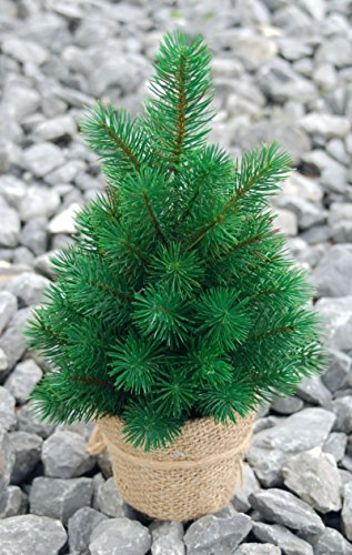 Mini - Weihnachtsbaum Tannenbaum Christbaum 33 cm sehr echt wirkend