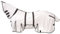 CHALLENGER 73129 Pferdedecke, Netzstoff, für den Sommer, 183 cm, Weiß