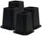 Kings Brand Furniture - Robuste 15,2 cm Betterhöhung, Möbelerhöhung, ideal für Unterbett-Aufbewahrung, 4 Stück, schwarz