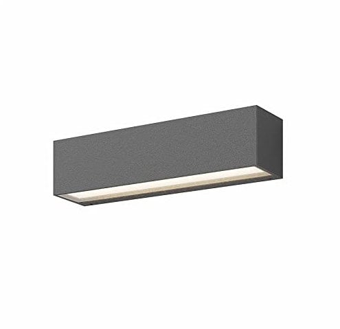 Lucande LED Wandlampe aussen grafitgrau, Wandleuchte außen Außenleuchte IP65 Außenlampe Außenwandleuchte Gartenlampe Aussenleuchte Garten
