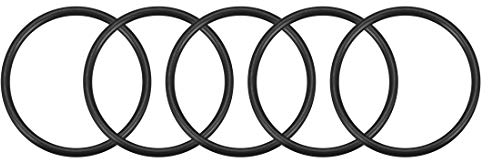 sourcing map 5 Stück O Ring Dichtungsringe 52 mm x 45 mm x 3,5 mm Metrische Nitrilkautschuk Dichtungsgummiring Gummi Ersatzdichtung für Sahnespender Poolpumpe Schnellkupplung Umfülladapter