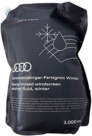 Audi 4M8096323A020 Scheibenreiniger Winter Fertigmix Wischwasser Standbodenbeutel, 3 Liter