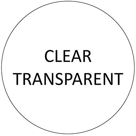 Personalisiert Bedruckt Personalisiert Aufkleber Klebeetiketten - 1000 30mm Runde Runde - Ihre Wahl aus Text oder Design - Klar Transparent Etiketten