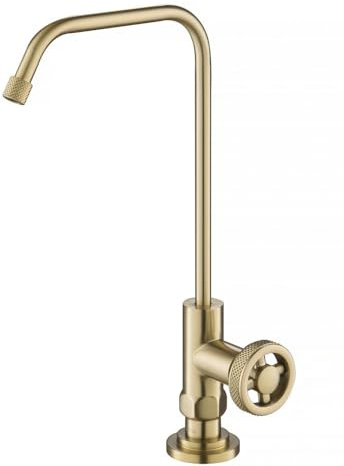 KRAUS Urbix FF-101BG - Grifo dispensador de agua potable para cocina en oro cepillado