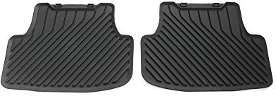 Audi 8Y4061511041 Gummi Fußmatten Allwettermatten 2X Gummimatten hinten, schwarz