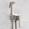 Rubinetto Per Bidet Rubinetto Per Doccia In Ottone Miscelatore Per Rondella Miscelatore Per Acqua Calda Fredda Gru Quadrato Per Doccia Spruzzatore Rubinetto Per Wc Rubinetti Per Wc Nichel spazzolato