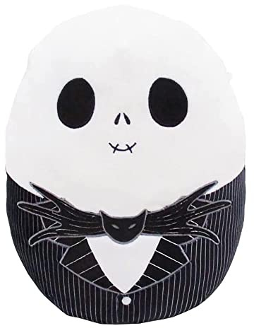 Squishmallows Official Kellytoy Disney Characters Squishy Soft Stuffed Plush Toy Animal (5 Inches, Jack Skellington)