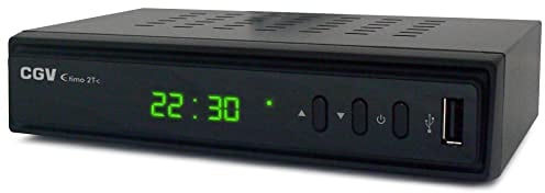 CGV etimo 2T-C Recepteur/enregisteur TNT HD Double Tuner NOIR