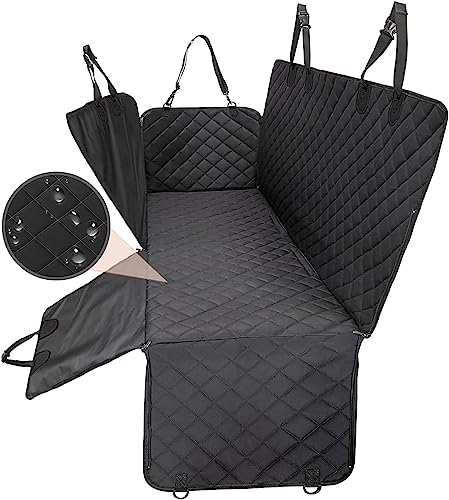 BingoPaw Housse Voiture pour Chien: Protection Siège et Banquette Arrière, Transport Imperméable, Taille Universelle (124x138cm)