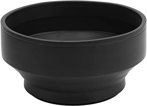 Paraluce per obiettivo della fotocamera, in gomma e metallo, pieghevole, per varie marche (62 mm) Fotocamere digitali e accessori
