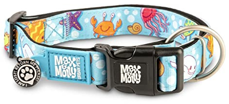 Max & Molly Gotcha! Smart ID Hundehalsband - Blue Ocean, L