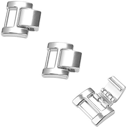 WONMILLE Extra 3 Verlängerungsglieder für Smartwatch-Armband, geeignet für alle Ketten mit einer Breite von 2 cm (Silber)