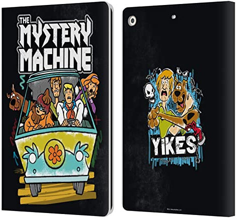 Head Case Designs Licenciado Oficialmente Scooby-Doo Grunge Mystery Machine Mystery Inc. Carcasa de Cuero Tipo Libro Compatible con Apple iPad 10.2 2019/2020/2021