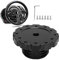 Lenkradadapter, Auto Lenkradnabe, Präziser Ersatz für T300 T500 PCD, 73 mm Lenkradadapterplatte, Lenkradnabe Adapter Kit, Schwarzer
