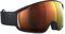 POC Zonula Skibrille - Ultimatives Sichtfeld und Komfort für vielseitige Skierlebnisse mit vollständigem UV-Schutz und innovative Beschichtungen, Uranium Black/Partly Sunny Orange