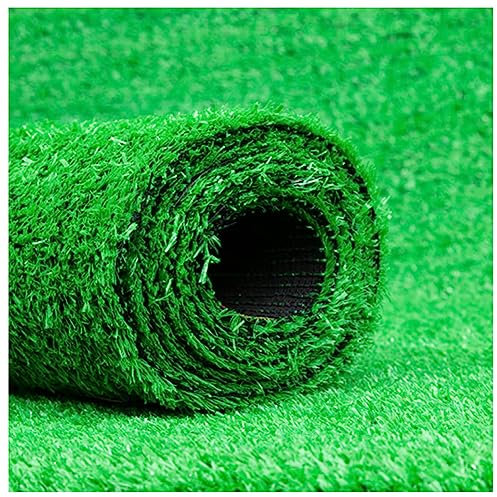 Artificial Grass Rug Realistic Fake Grass Mat Synthetic Grass Turf Artificial Grass Mat Non-slip Door Mat For Dogs Pets, Indoor Outdoor Landscape(Size:1.5x10m)