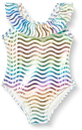 NAME IT Mädchen NMFZAMAR Swimsuit Badeanzug, Blue Tint, 86 cm-92 cm